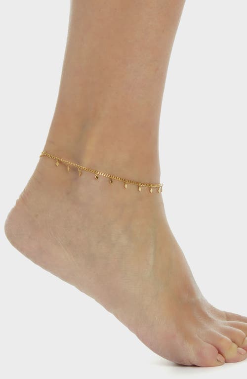 St. Moran Rhombus Charm Anklet