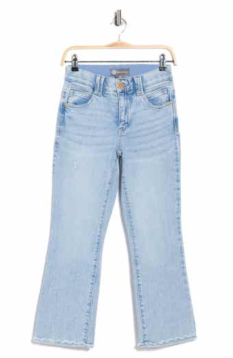 Democracy Scallop Hem Crop Flare Jeans