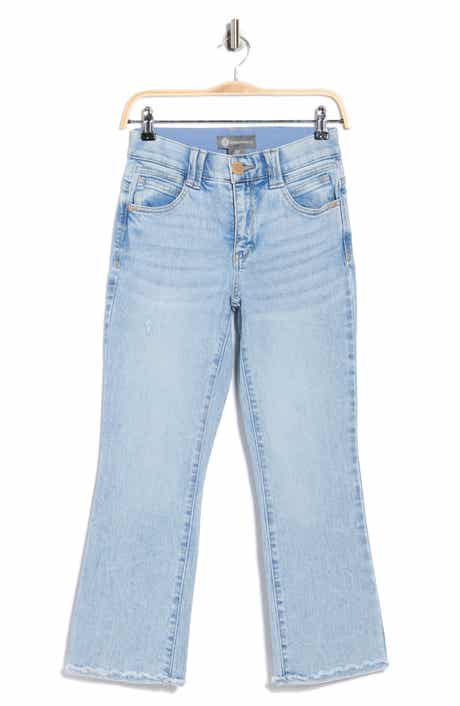 Democracy Scallop Hem Crop Flare Jeans