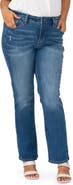 SLINK Jeans High Waist Straight Leg Jeans