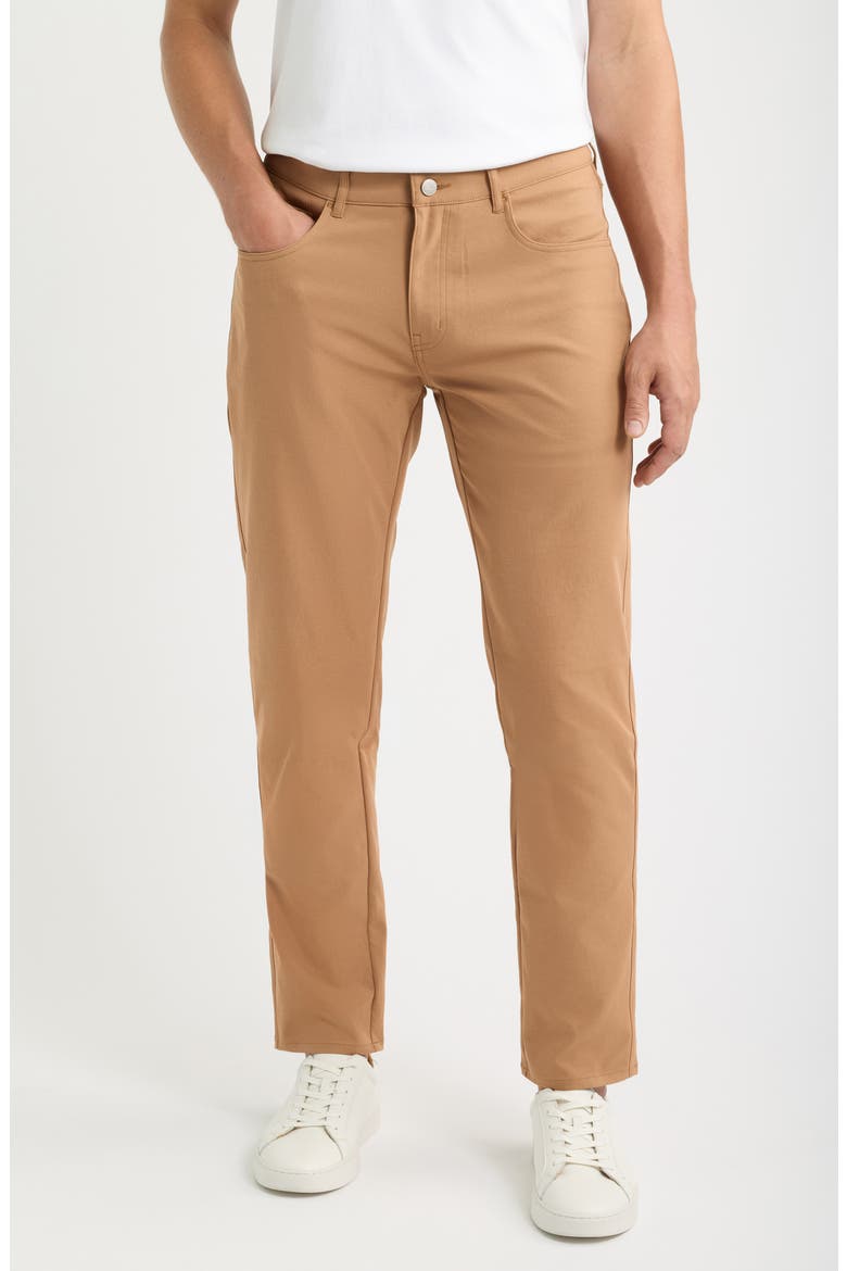 EB66 Performance Five Pocket Pants, Main, color, DARK AMBER