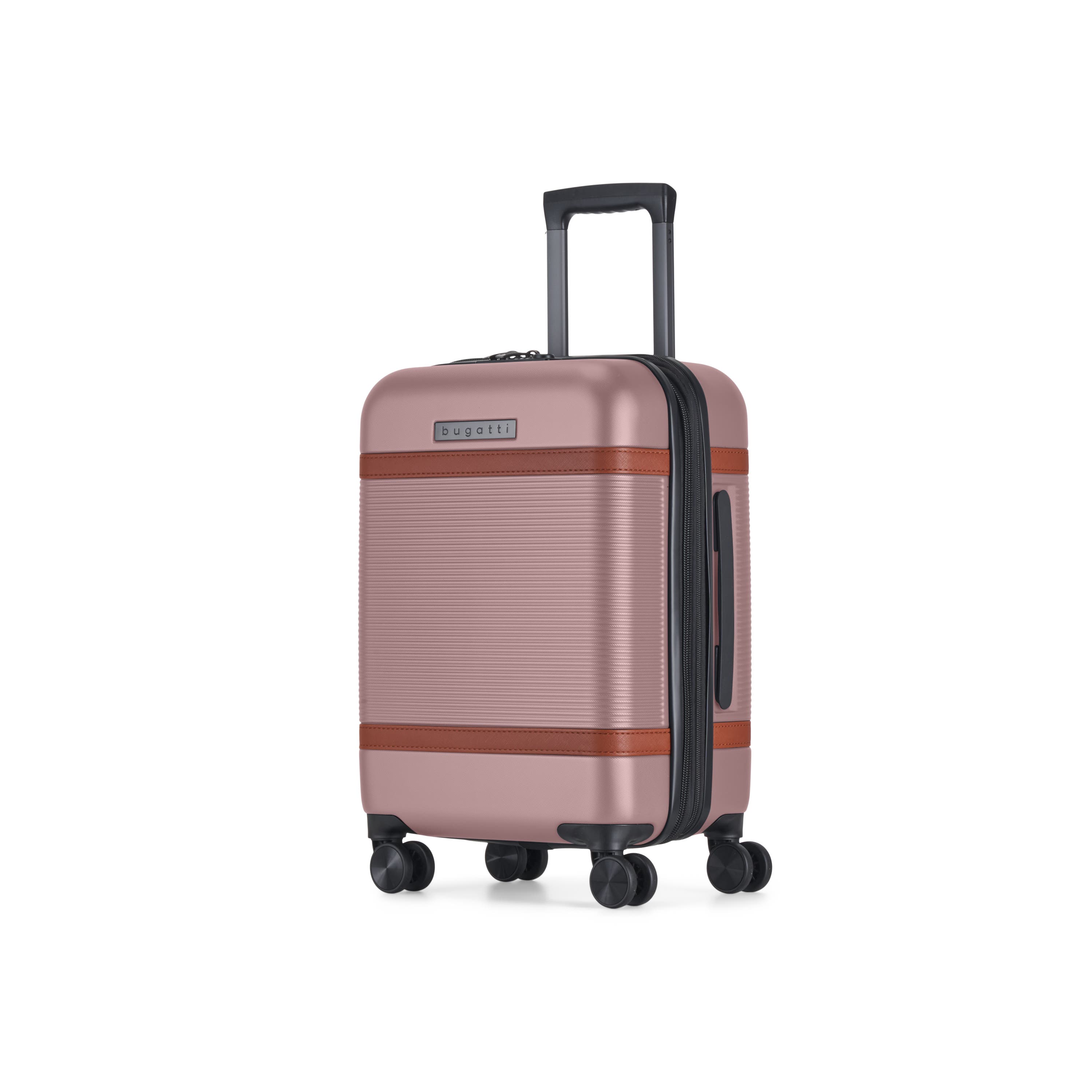 bugatti Wellington 3 Piece Hardside Luggage Set with TSA Lock, Alternate, color, Woodrose