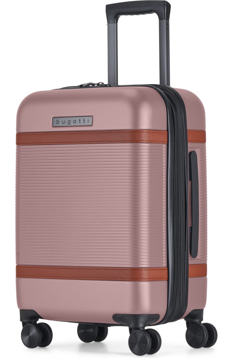 bugatti Wellington 3 Piece Hardside Luggage Set with TSA Lock, Alternate, color, Woodrose
