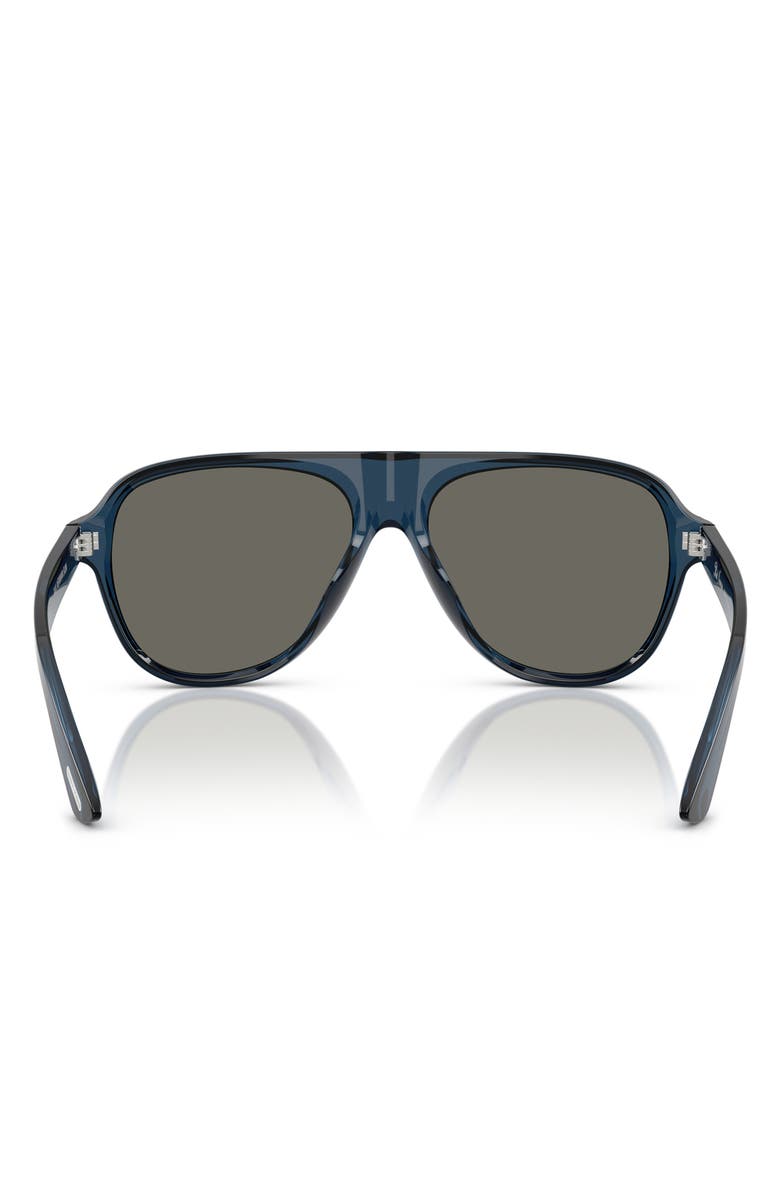 Oliver Peoples Paul Newman 57mm Pilot Sunglasses, Alternate, color, Newman Blue / Carbon Grey