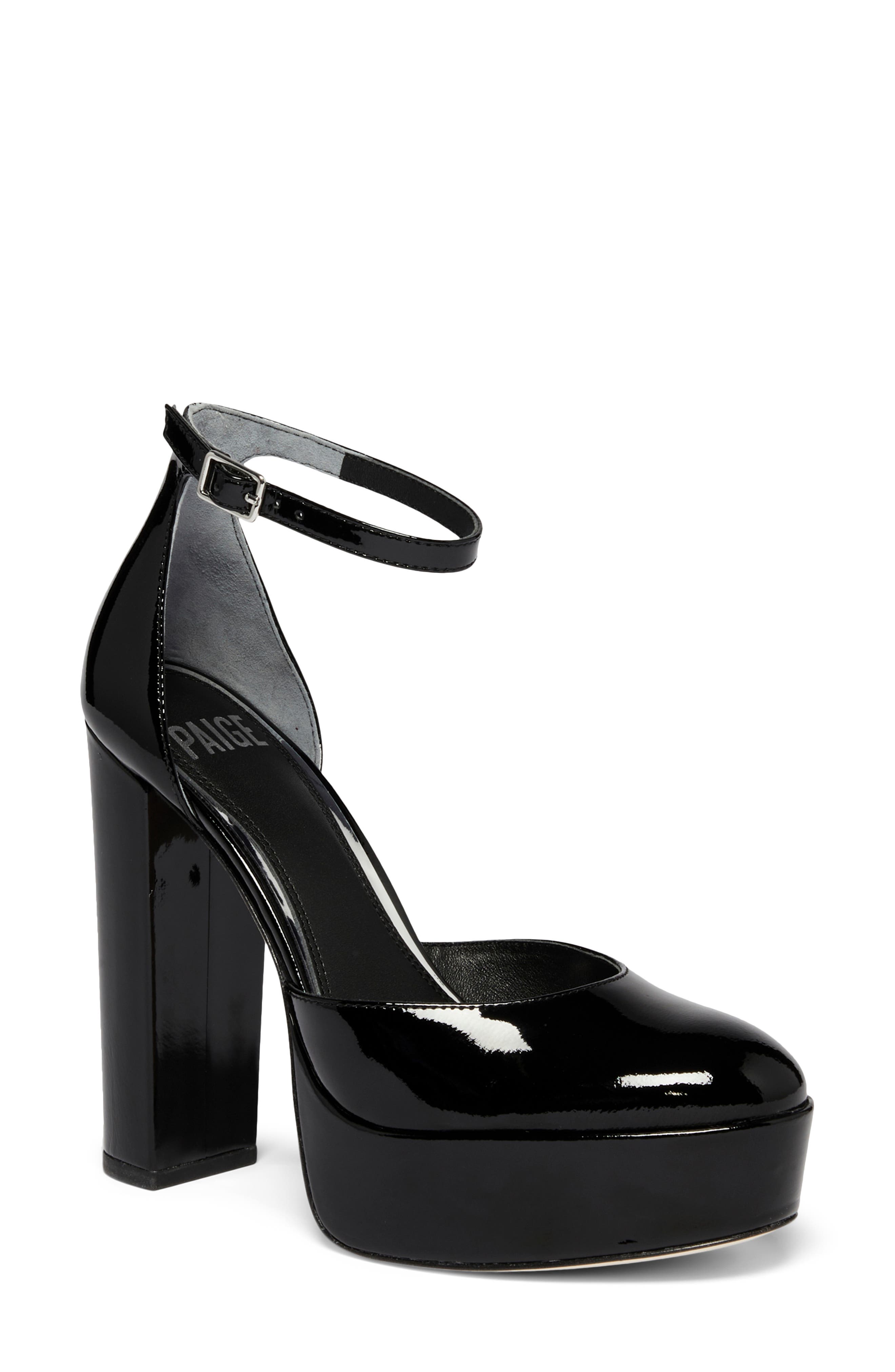 PAIGE Molly Ankle Strap Platform Pump, Main, color, 