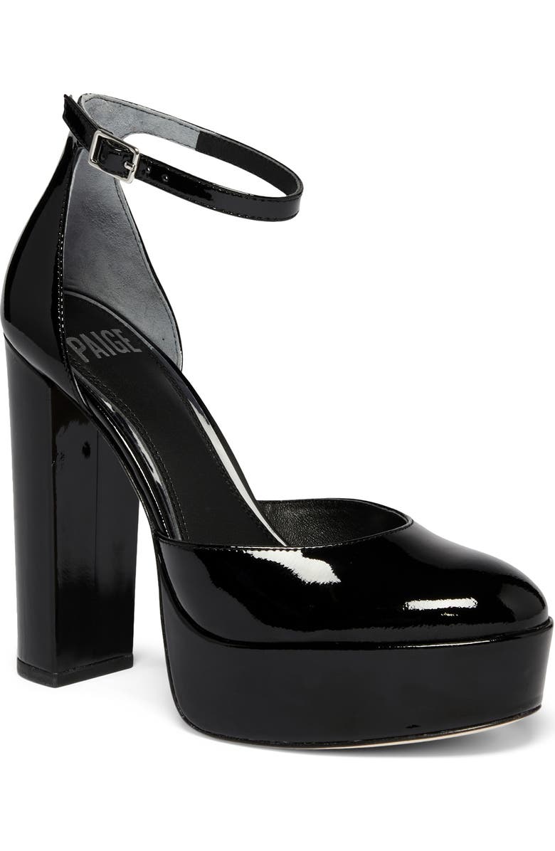 PAIGE Molly Ankle Strap Platform Pump, Main, color,