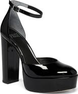 PAIGE Molly Ankle Strap Platform Pump