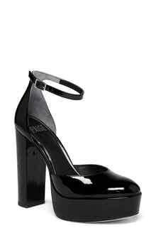 PAIGE Molly Ankle Strap Platform Pump