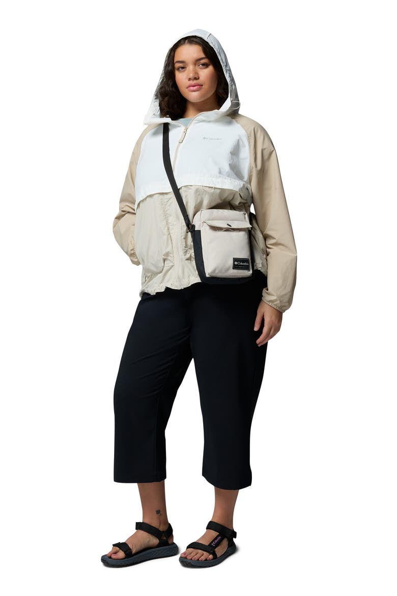 Spire Valley Water Repellent Windbreaker, Alternate, color, DARK STONE/ SEA SALT/ FOSSIL