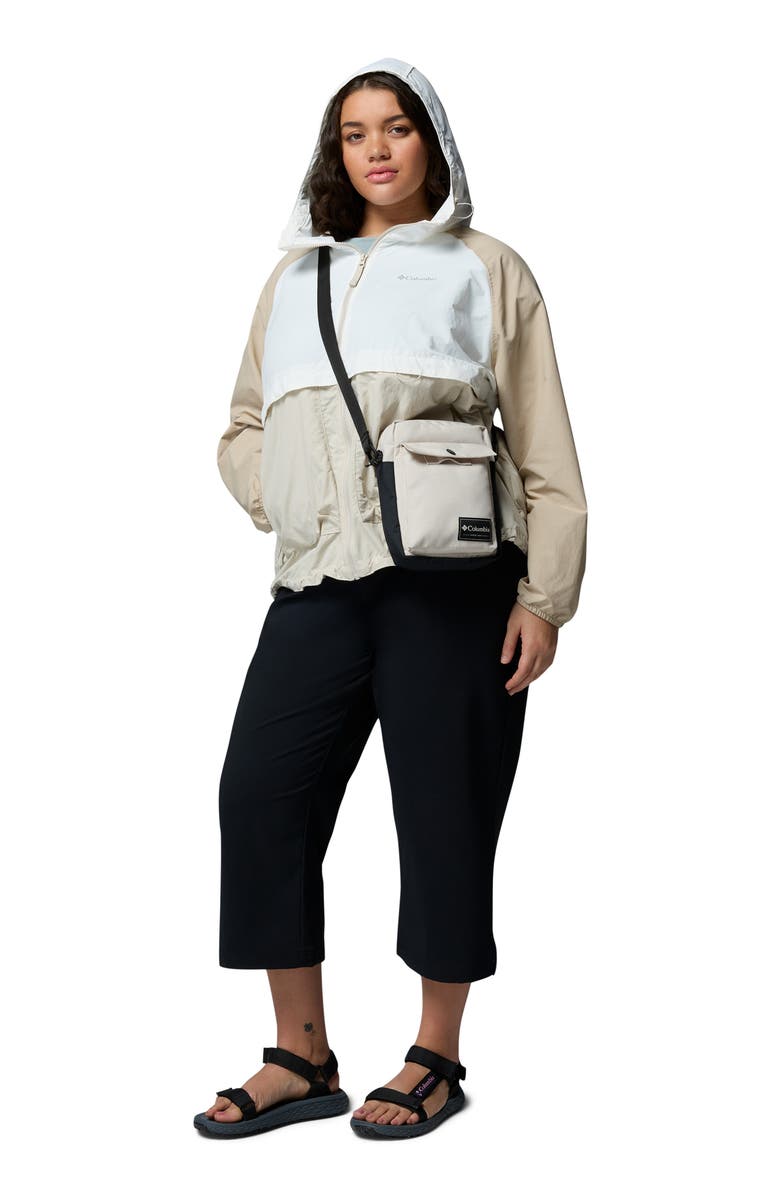 Columbia Spire Valley Water Repellent Windbreaker, Alternate, color, Dark Stone/ Sea Salt/ Fossil