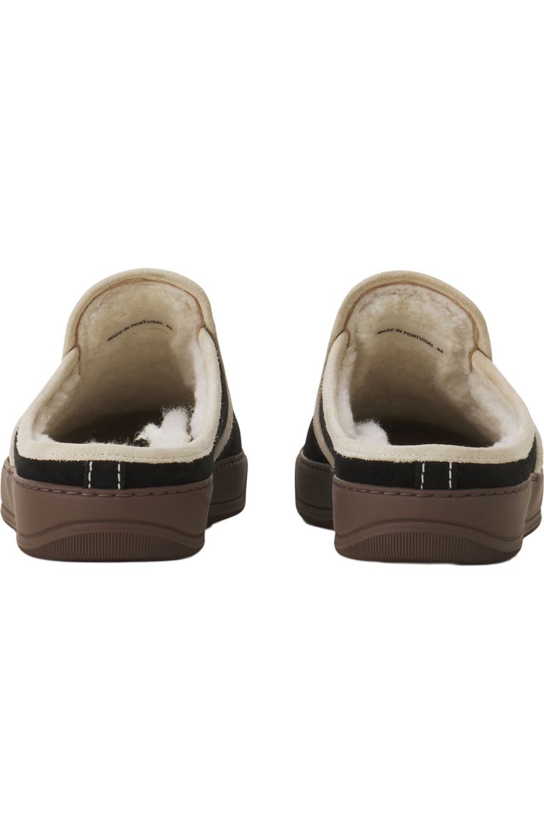 Lanvin Dbb1 Suede Mule Sneakers, Alternate, color, Noir/Blanc Cassé