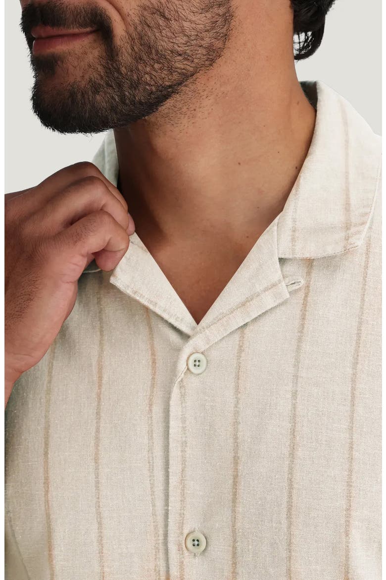 Sullivans Camp Shirt, Alternate, color, DASH VERTICAL STRIPE SEA SALT