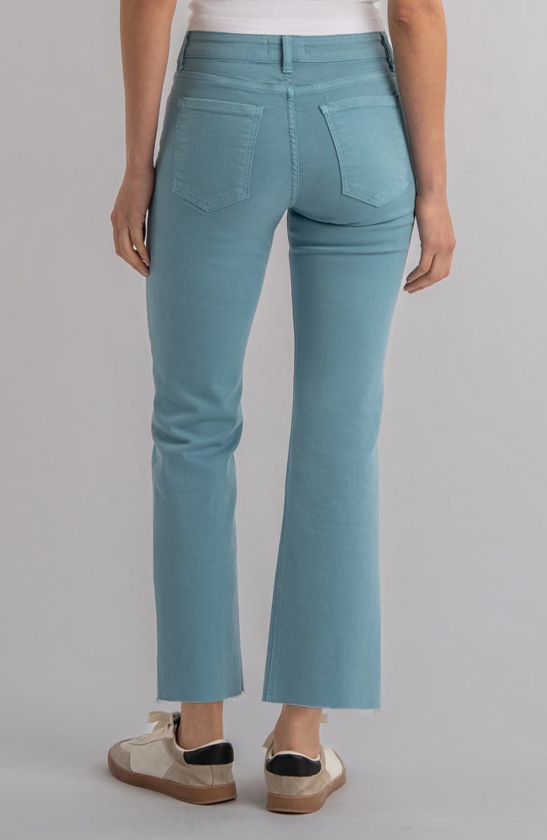 KUT from the Kloth Kelsey Fab Ab Raw Hem Ankle Flare Jeans, Alternate, color, 