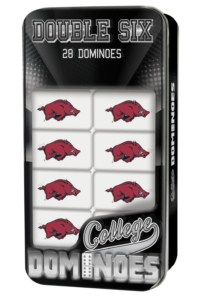 Arkansas Razorbacks Dominoes, Main, color, Multicolor
