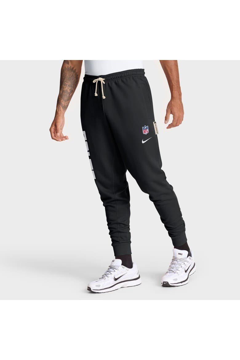Men's Nike Black Indianapolis Colts Sideline Standard Issue Ground Game Dri-FIT Taper Pants, Alternate, color, Black