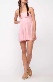 Strapless Cutout Minidress