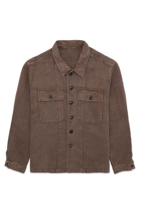 Helvetica Linen Overshirt