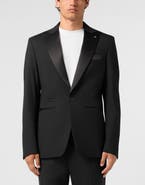 PHILIPP PLEIN Regular Fit Blazer Skull Strass Men