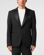 PHILIPP PLEIN Regular Fit Blazer Skull Strass Men
