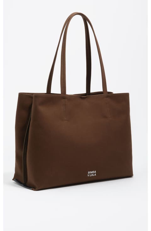 Checked Nylon Chihuahua Shopper Bag