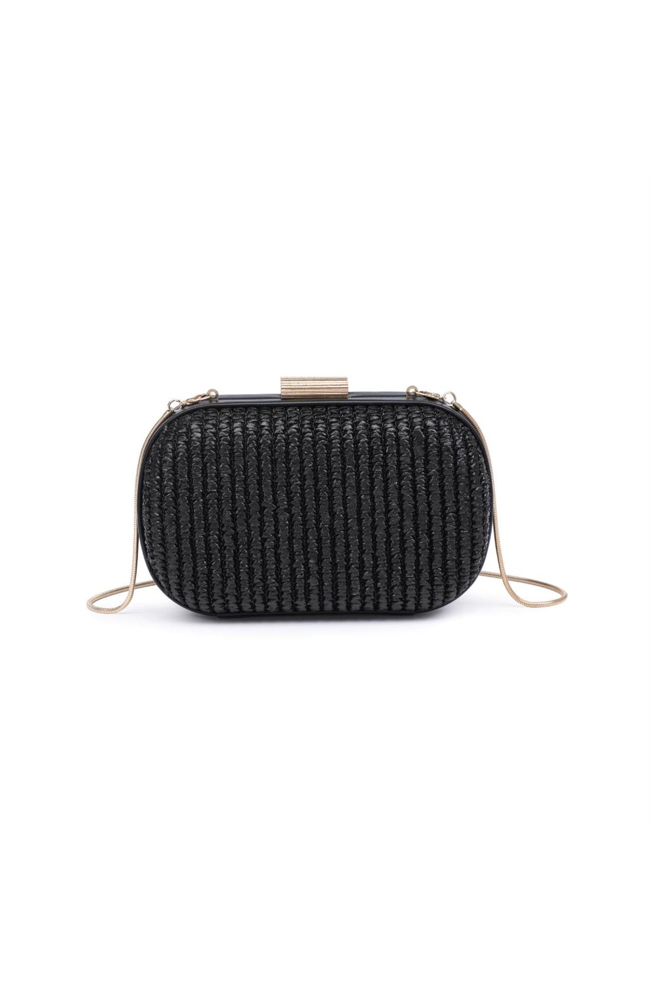 Alix Evening Bag, Main, color, Black