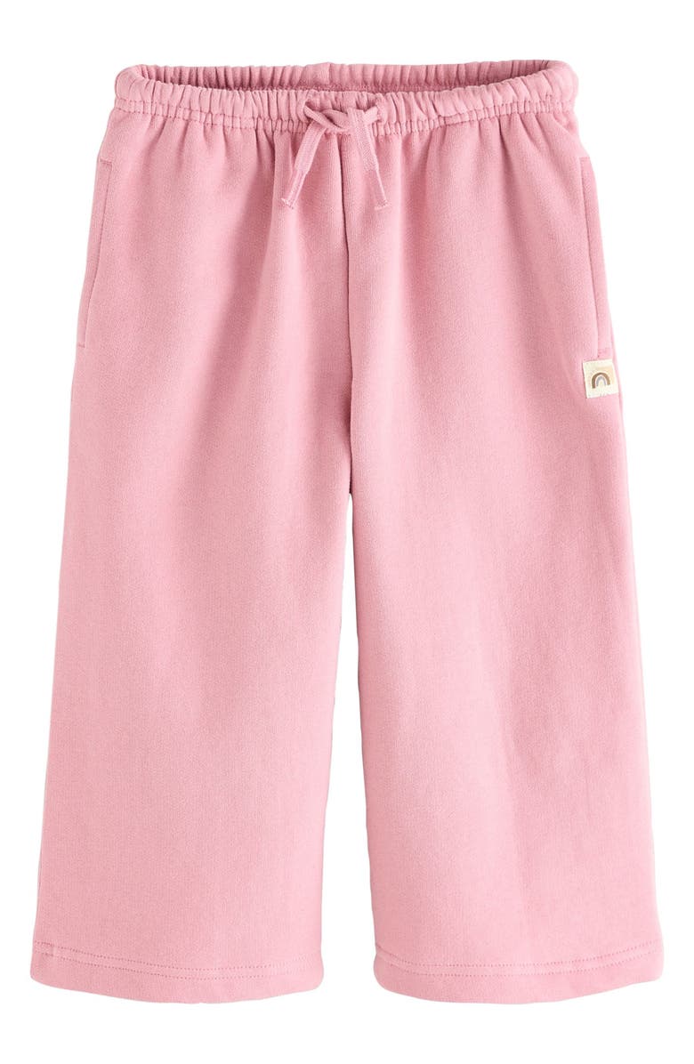 NEXT Kids' 3-Pack Assorted Wide Leg Sweatpants, Alternate, color, Burgundy Multi