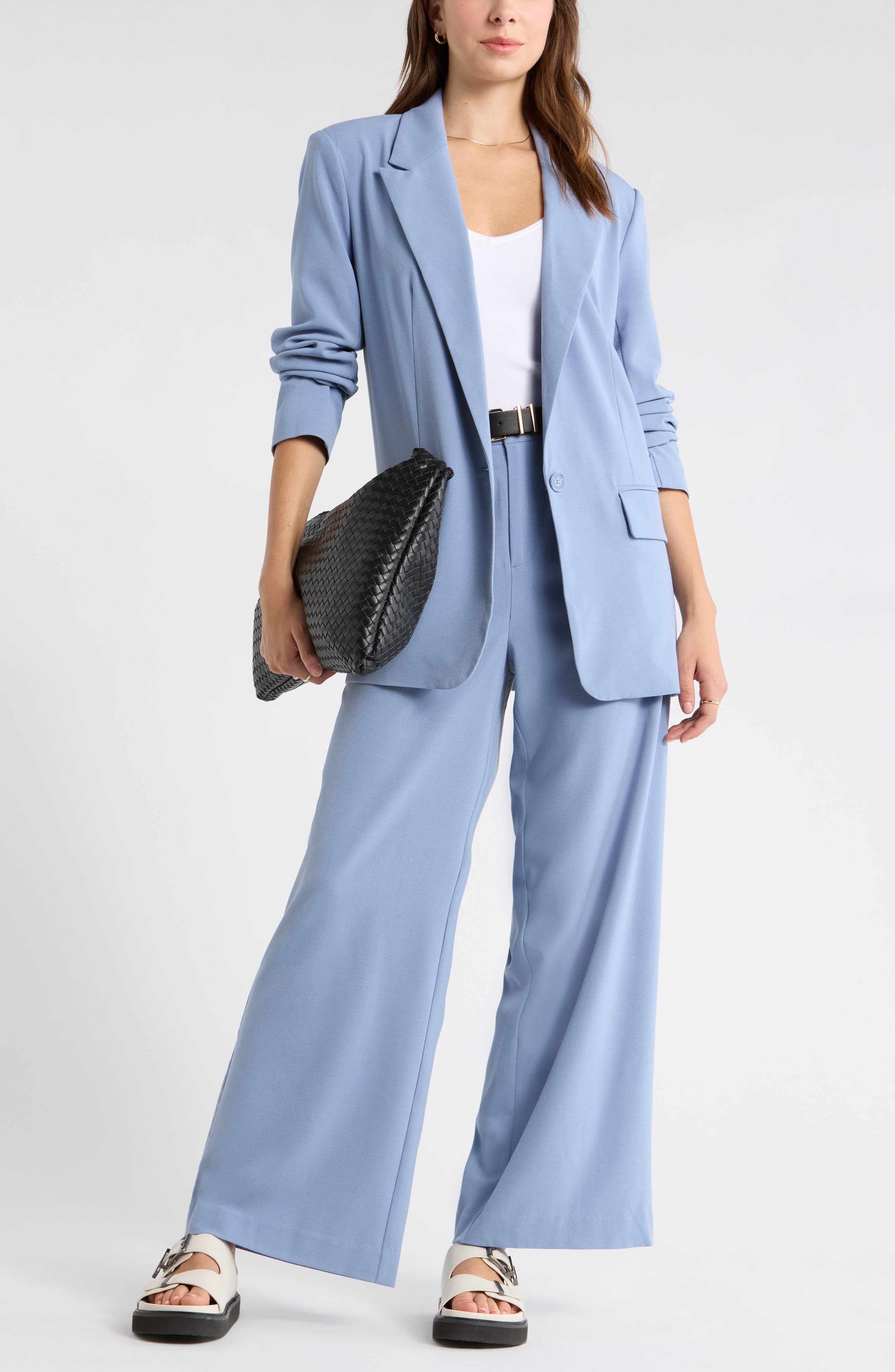 Oversize Peak Lapel Blazer - image 5