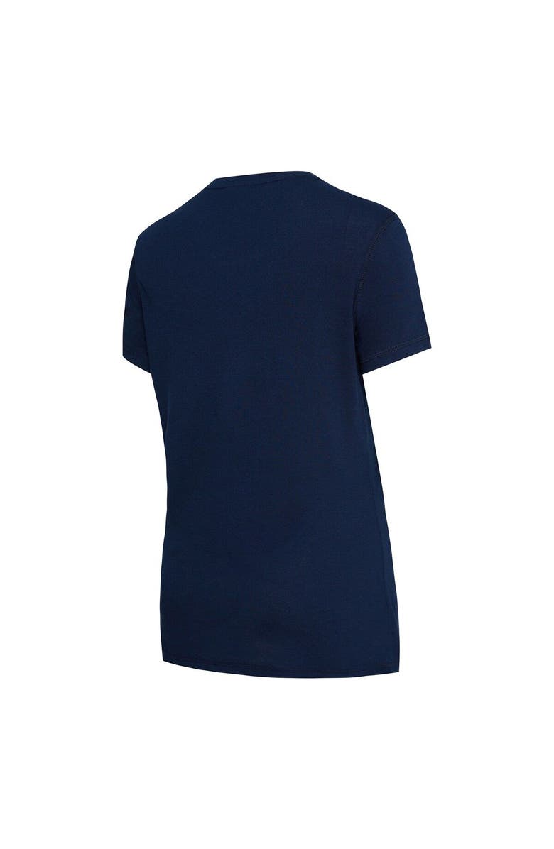 CONCEPTS SPORT Women's Concepts Sport Navy/Gold Cal Bears Arctic T-Shirt & Flannel Pants Sleep Set, Alternate, color, 