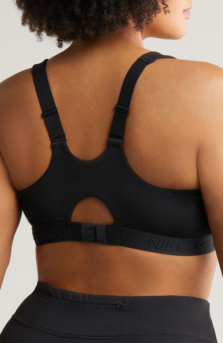 Nike Indy Dri-FIT High Support Sports Bra, Alternate, color, Black/ Black/ Black
