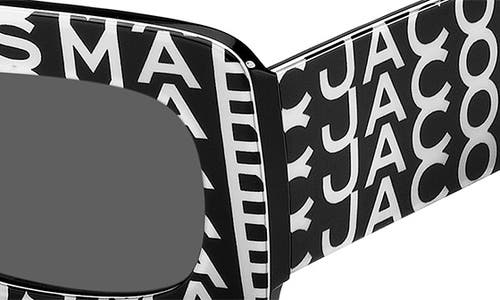 Marc Jacobs Monogram Rectangular-frame Sunglasses