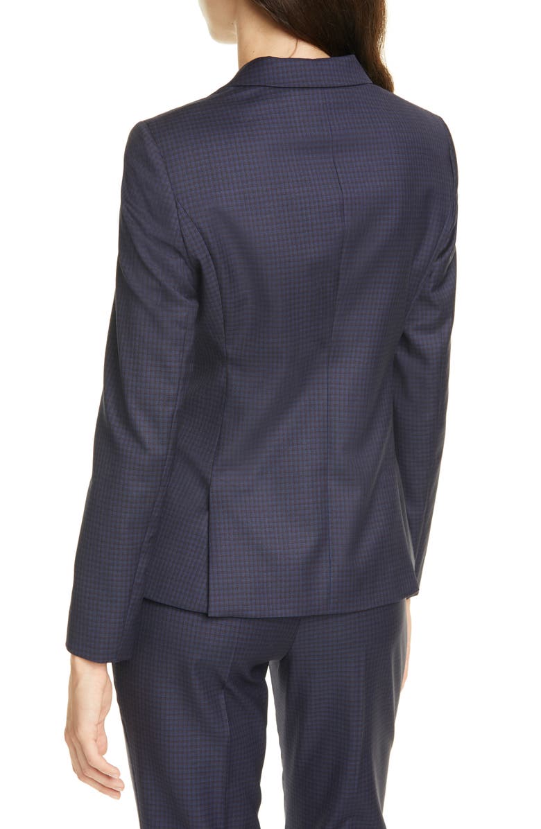 BOSS Jatinda Shadow Check Virgin Wool Jacket, Alternate, color, 
