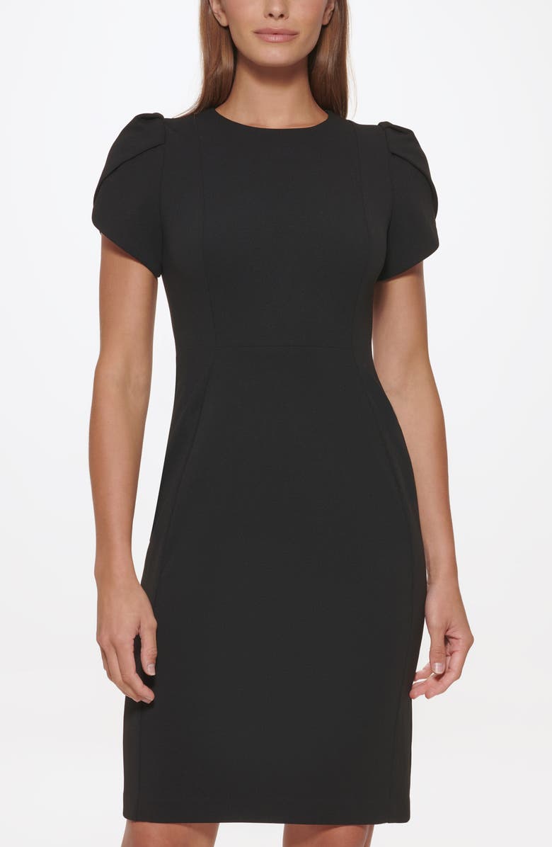 Calvin Klein Tulip Sleeve Sheath Dress, Alternate, color,
