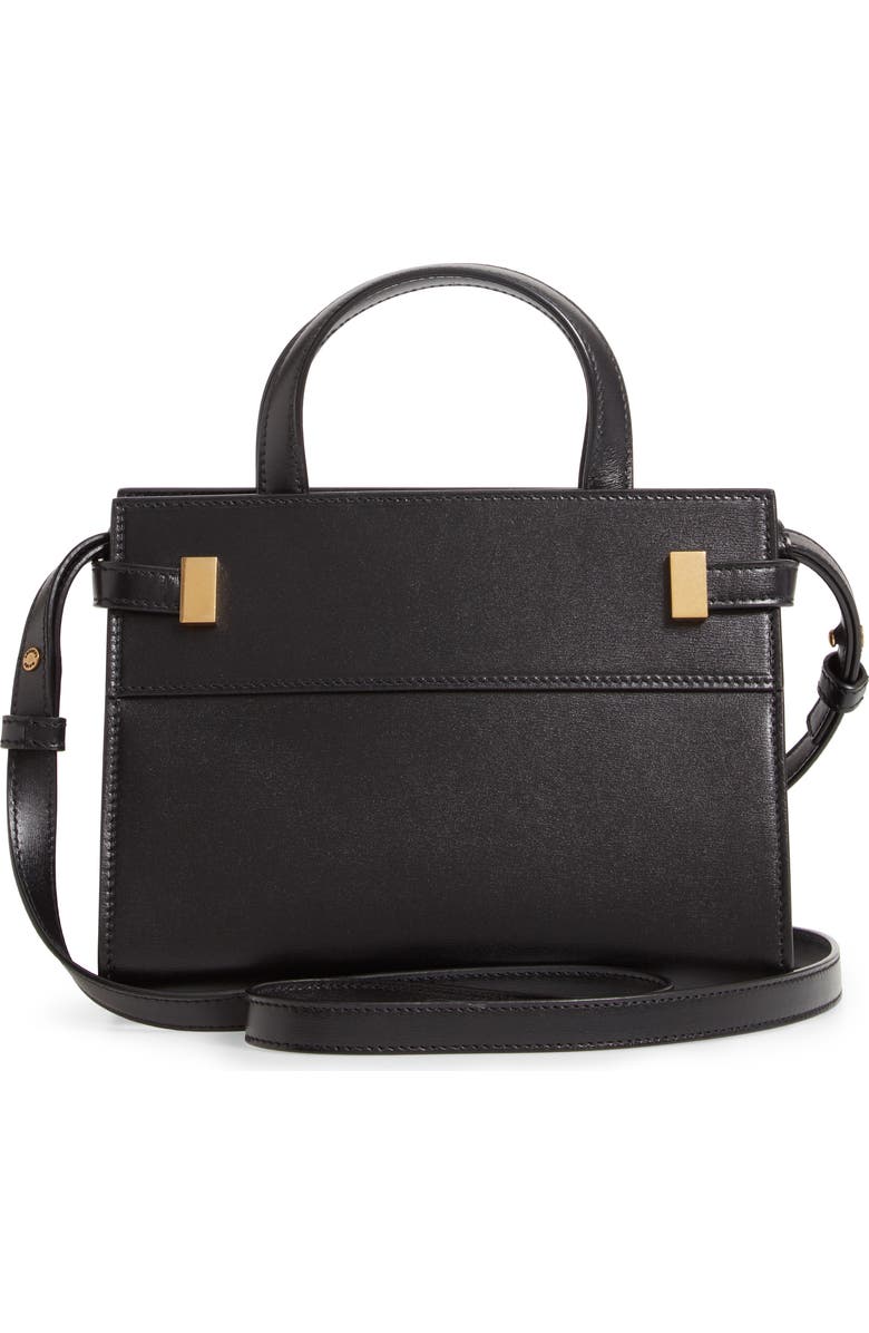 Saint Laurent Nano Manhattan Leather Crossbody Bag, Alternate, color,