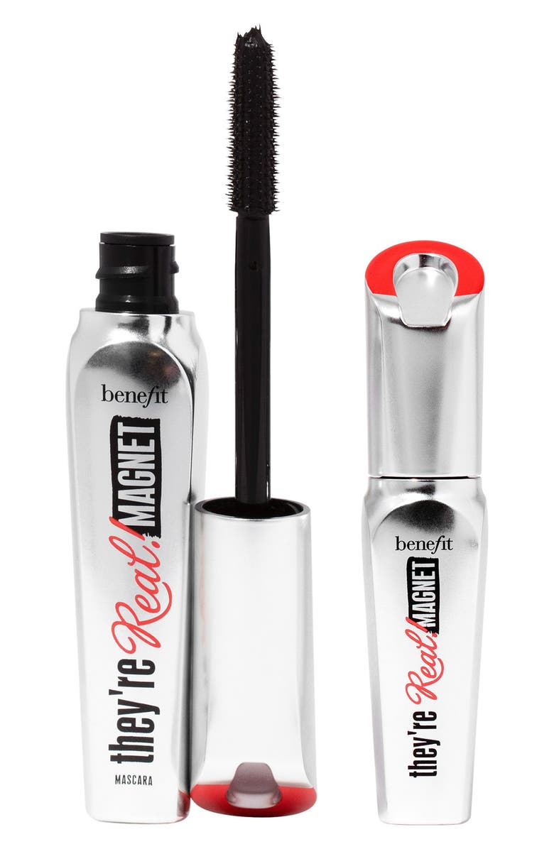 Benefit Cosmetics Benefit Lashes All The Way Extreme Lengthening Mascara Set, Main, color,