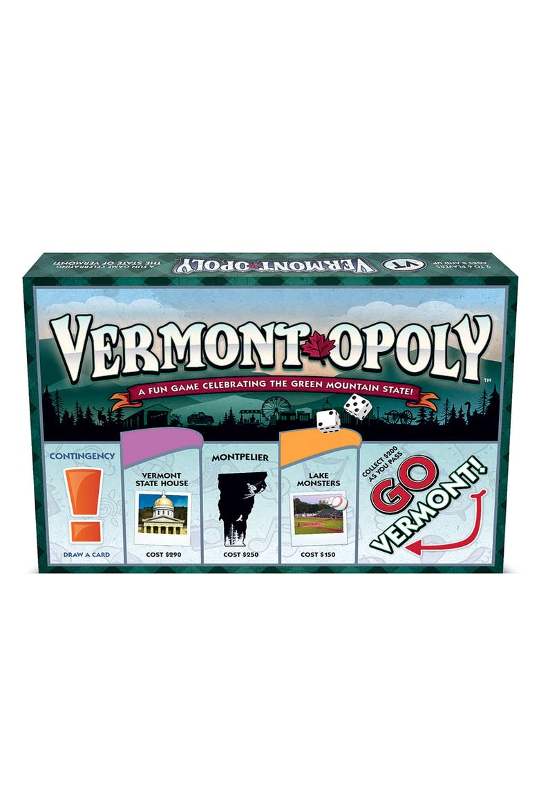 Vermontopoly Monopoly Board Game, Alternate, color, Multicolored