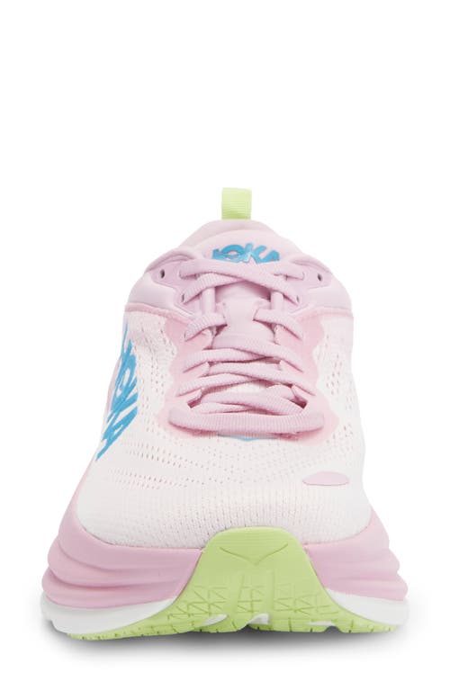 Hoka Bondi 8 Running Shoe In Pink