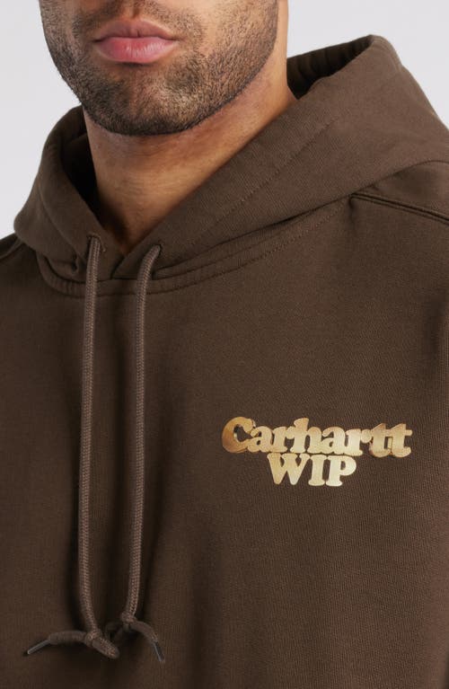 Carhartt Work In Progress Charm Link Hoodie In Gold