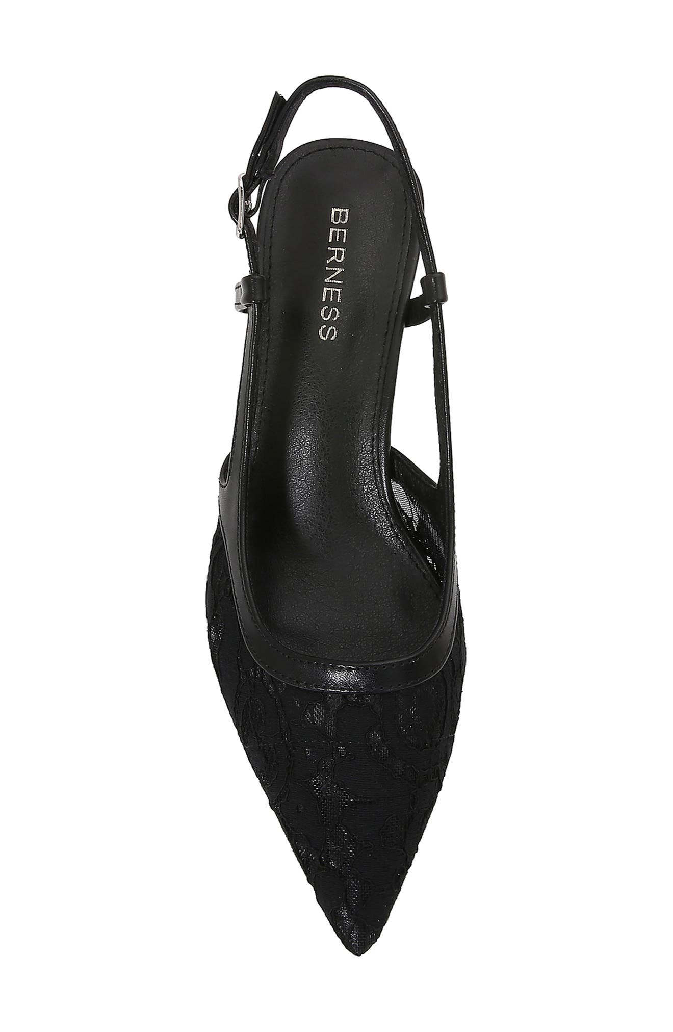 BERNESS Heidi Lace Slingback Pump, Alternate, color, 