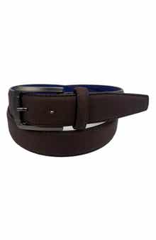 Gunmetal Buckle Leather Belt