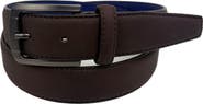 Vince Camuto Gunmetal Buckle Leather Belt