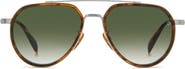 David Beckham Eyewear 57mm Pilot Sunglasses