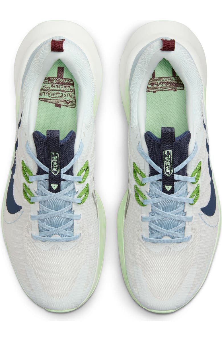 Nike Juniper Trail 2 Running Shoe, Alternate, color, Summit White/ Blue/ Green
