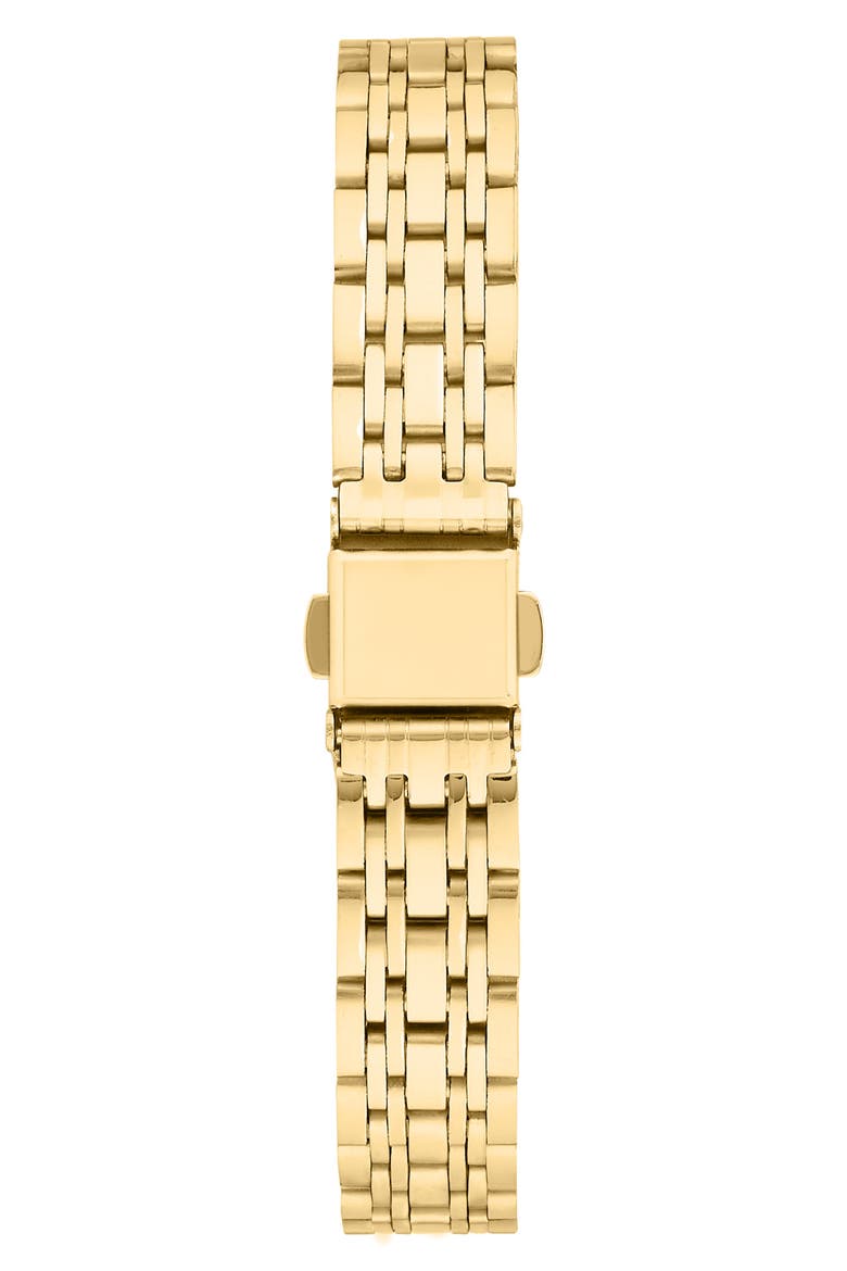 Fluted Mother-of-Pearl & Crystal Bracelet Watch, 33mm, Alternate, color, GOLD