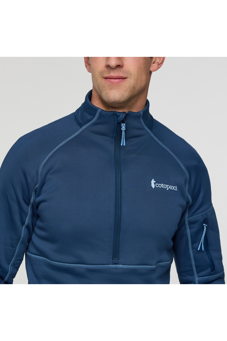 Tempa Fleece Half-Zip Pullover - Men's, Alternate, color, Deep Sea