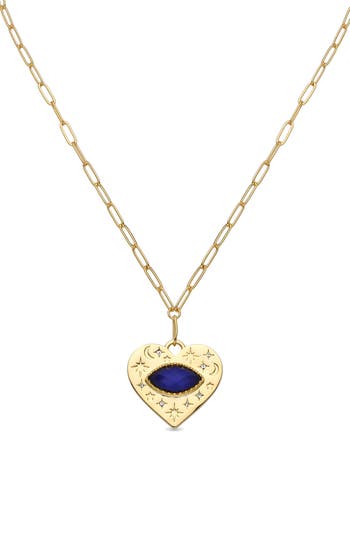 Eye Candy Los Angeles Justine Mood Stone Pendant Necklace