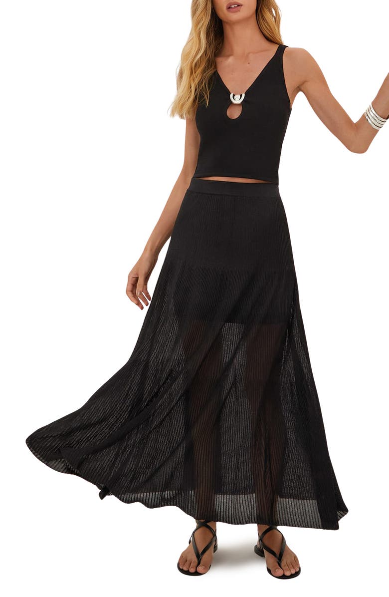 ViX Paula Hermanny Ligia Keyhole Cover-Up Top, Alternate, color, 