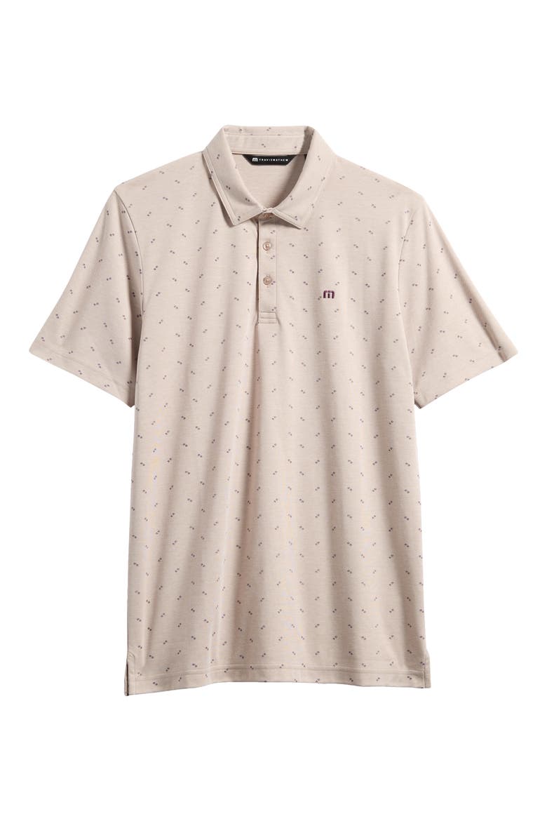 Canyon Hike Dot Print Polo, Alternate, color, OXFORD TAN