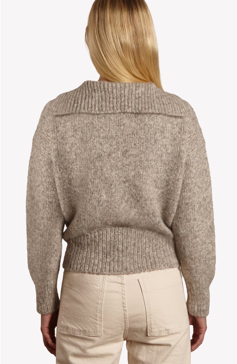 oyun Sailor collar weekend Sweater, Alternate, color, Oat