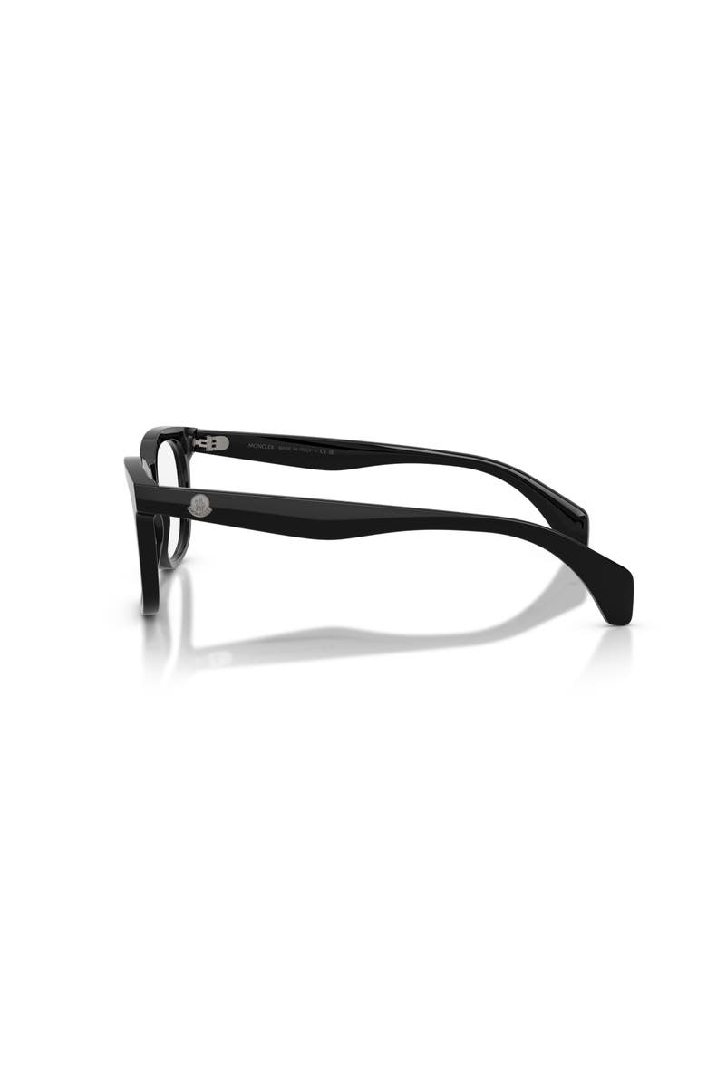 Moncler 48mm Phantos optical glasses, Alternate, color, Black
