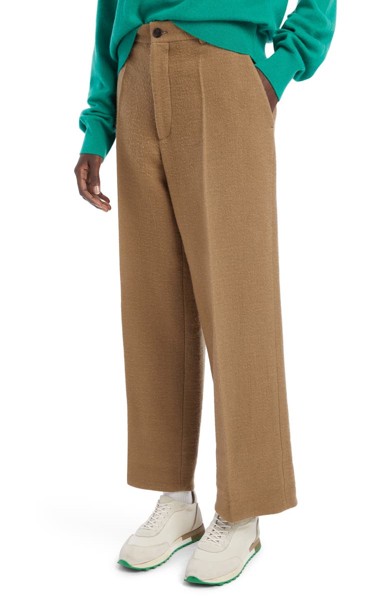 The Row Gustavo Wool & Linen Blend Pants, Alternate, color, 